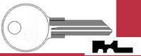 1251X Single Sided Key Chicago Wafer Lock