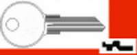 1809XA Key Single Sided for CHICAGO WAFER LOCKS