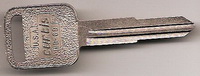 B-69 B69 KEY BLANK GM GEO TRACKER SUZUKI SIDEKICK 1989-91