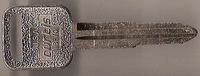 B-70 B70 KEY BLANK GM GEO METRO SUZUKI ALL 1989-91
