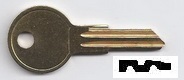 N525 Single Sided Key YALE DURANT MOON