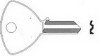HD503 Single sided Key YALE HORRICK DESK LOCK