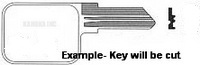 ML151 Key for HAWORTH File Cabinets and Desks and ESP LOCKS