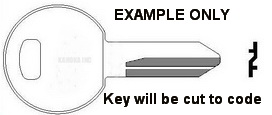 K14 K014 K0014 Key for KNAPHEIDE Truck Service Body