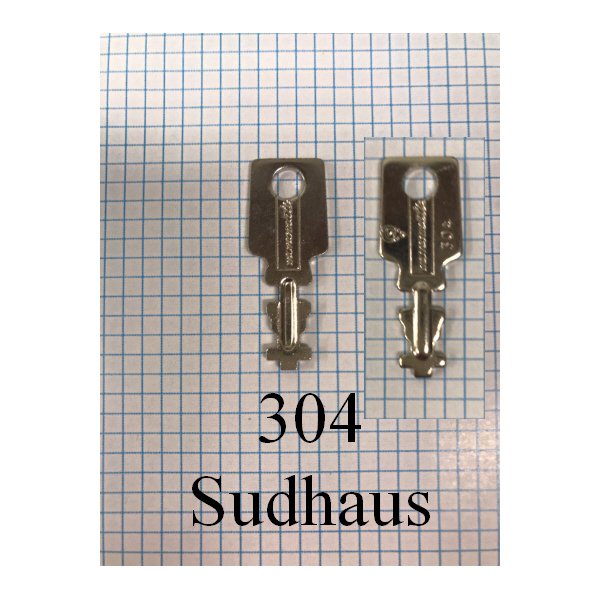 304 Sudhaus Key for Luggage, Motorcycle / Moped / Scooter