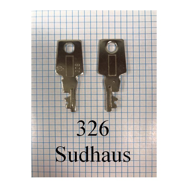 326 Sudhaus Key for Luggage, Motorcycle / Moped / Scooter