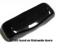 2.5" X 1" T-HANDLE LOCK SOCK COVER STATEWIDE DOORS RC505