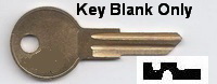 806 Ignition Key for Evinrude-Johnson and Pollak Motorboats